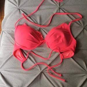 Bring hot pink push up bikini top